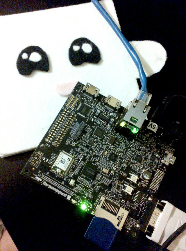 Pandaboard running Marshmallow Game Engine