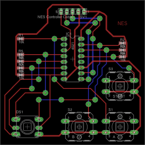NES Controller PCB